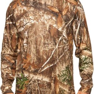Realtree Men’s Essential Camo Lightweight Performance Long Sleeve Shirt