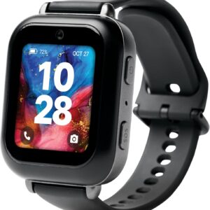 Bark Watch – Safest Smart Watch for Kids – Talk and Text – GPS Tracking – Text, Video, and Phone Monitoring – Manage All Contacts – SOS Button – CV16