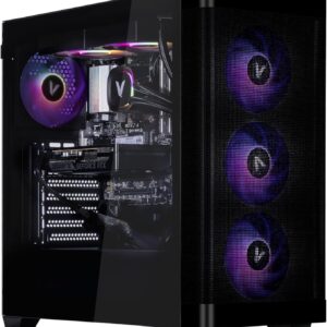 Velztorm Pilum Gaming Desktop PC (AMD Ryzen 7 5700X, GeForce RTX 5060, 16GB DDR4, 1TB PCIe SSD + 2TB HDD, 240mm Liquid Cooling, 4 Pre-Built ARGB Fans, 750W PSU, Display Port, HDMI, Windows 11 Pro)