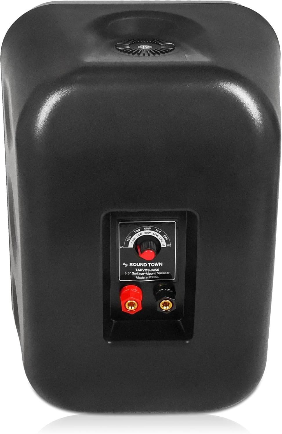 Sound Town Commercial Restaurant Bluetooth Amplifier + Surface-Mount Speaker Set, with One 6-Zone 70V/100V Amplifier with Bluetooth, 4 x 6.5-Inch Surface-Mount Speakers, Black (PAC180X4MS6B) - Image 6