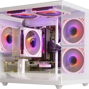 Gaming PC Desktop Computer – Ryzen 5 5500,(6Core 12Threads Up to 4.2G) Radeon RX 6500XT 4GB, 16GB DDR4 RAM, 512GB NVME SSD, Wi-Fi 6, Prebuilt Tower Computer for Home and Office