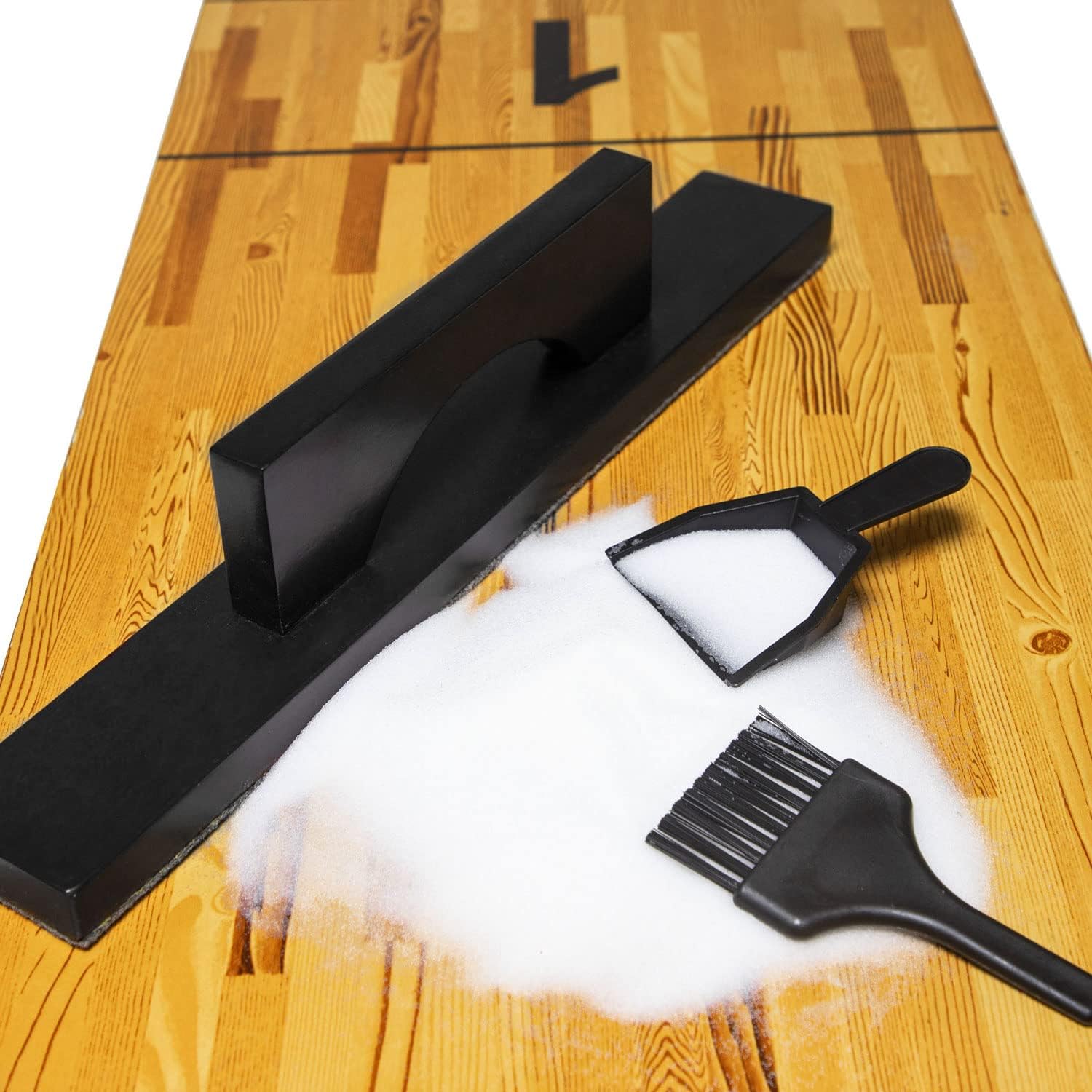 Shuffleboard Wax with Brush Set with Shuffleboard Sand Slow Speed, Shuffleboard Table Brush, Mini Dustpan and Brush for Shuffleboard Table - Image 4