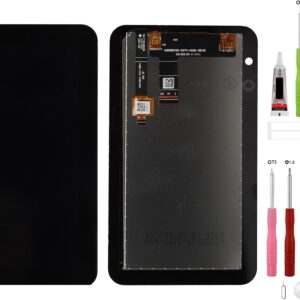 LCD Digital Display Replacement Compatible with for Echo Show 5(1st Gen) Smart Speaker (Black Without Frame) LCD Display Touch Screen Digitizer Assembly with Repair Tools