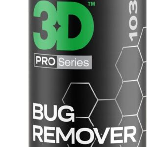 3D Bug Remover – All Purpose Exterior Cleaner & Degreaser to Wipe Away Bugs on Plastic, Rubber, Metal, Chrome, Aluminum, Windows & Mirrors, Suitable for use on Car Paint, Wax & Clear Coat