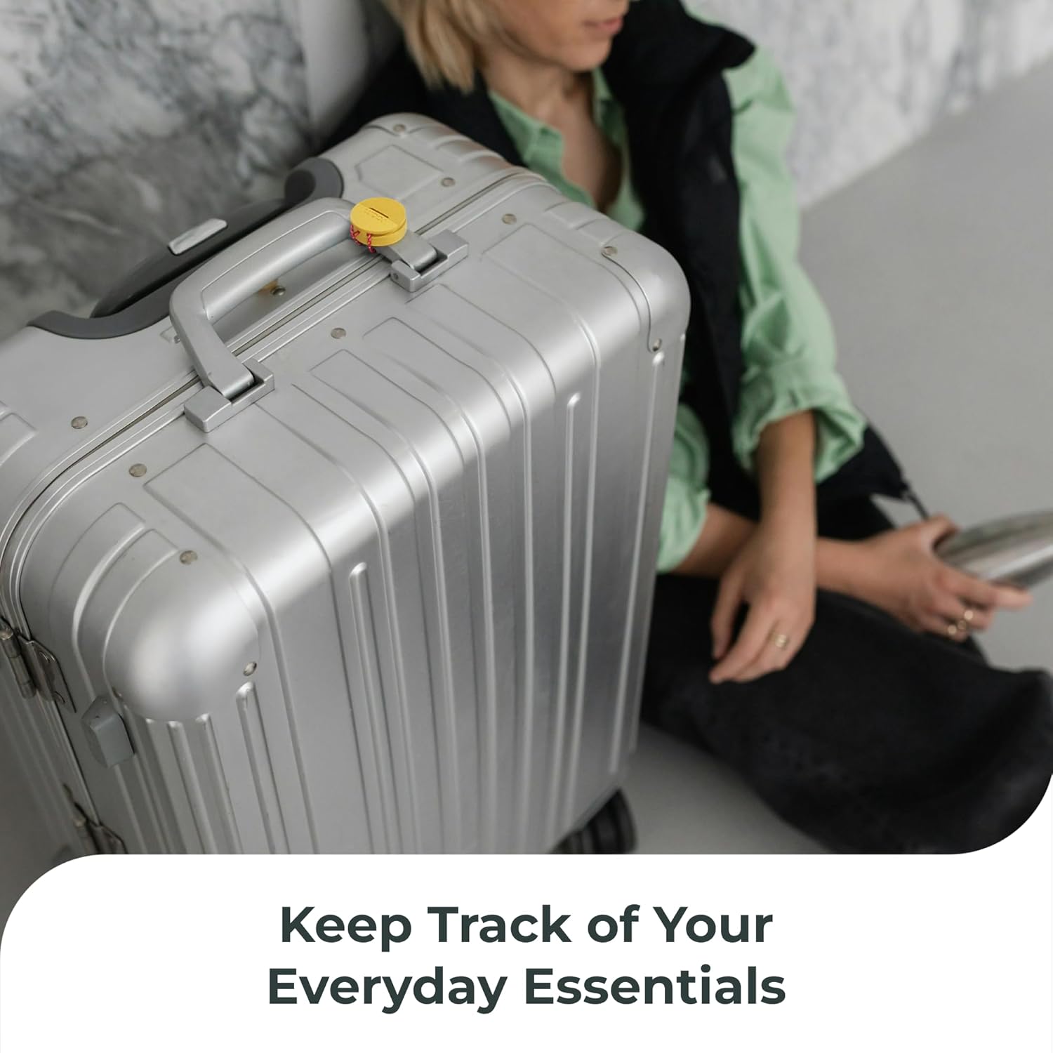 ROAM SMART TRACKER - Bluetooth Tracker & Item Locator for Keys, Luggage, Wallet, Kid & Pet Gear, (iOS, Android), No App or Subscription, Fast Setup, Waterproof | 1-Pack, Blue - Image 5