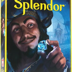 Asmodee Splendor Board Game – Master The Art of Wealth and Prestige! – Engaging Gem Mining Strategy Game for Kids & Adults, Ages 10+, 2-4 Players, 30 Min Playtime