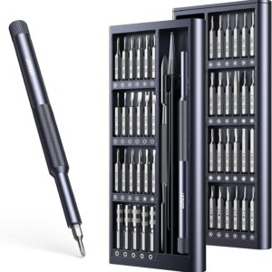 JOREST 50 in 1 Precision Screwdriver Set with Security Torx, Magnetic Mini Repair kit for Macbook, Laptop, PS4, PS5, iphone, Nintendo Switch, Glasses, Watch, Toy, Stocking Stuffers Gifts for Men