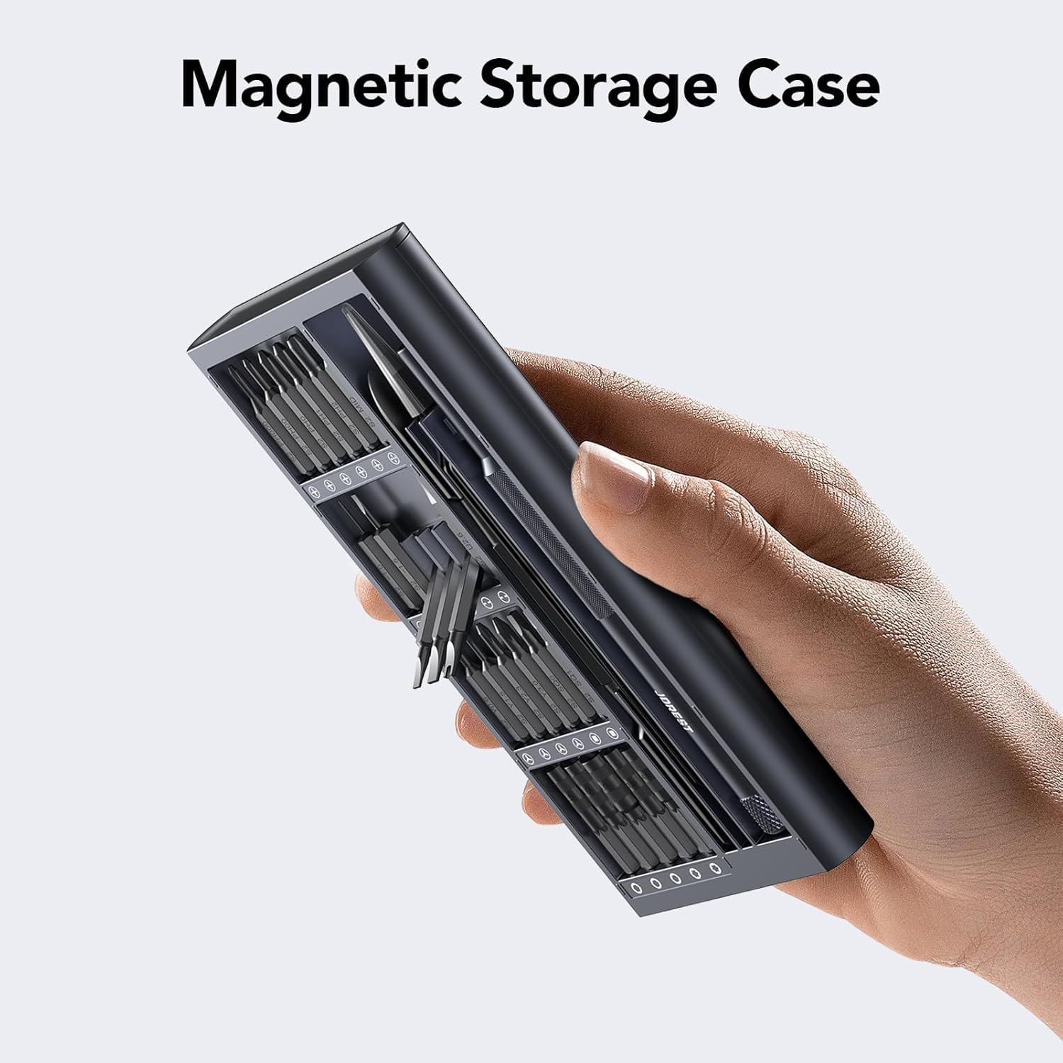 JOREST 50 in 1 Precision Screwdriver Set with Security Torx, Magnetic Mini Repair kit for Macbook, Laptop, PS4, PS5, iphone, Nintendo Switch, Glasses, Watch, Toy, Stocking Stuffers Gifts for Men - Image 5