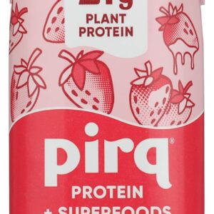 Pirq Strawberry Plant Protein Shake, 11 Fl Oz