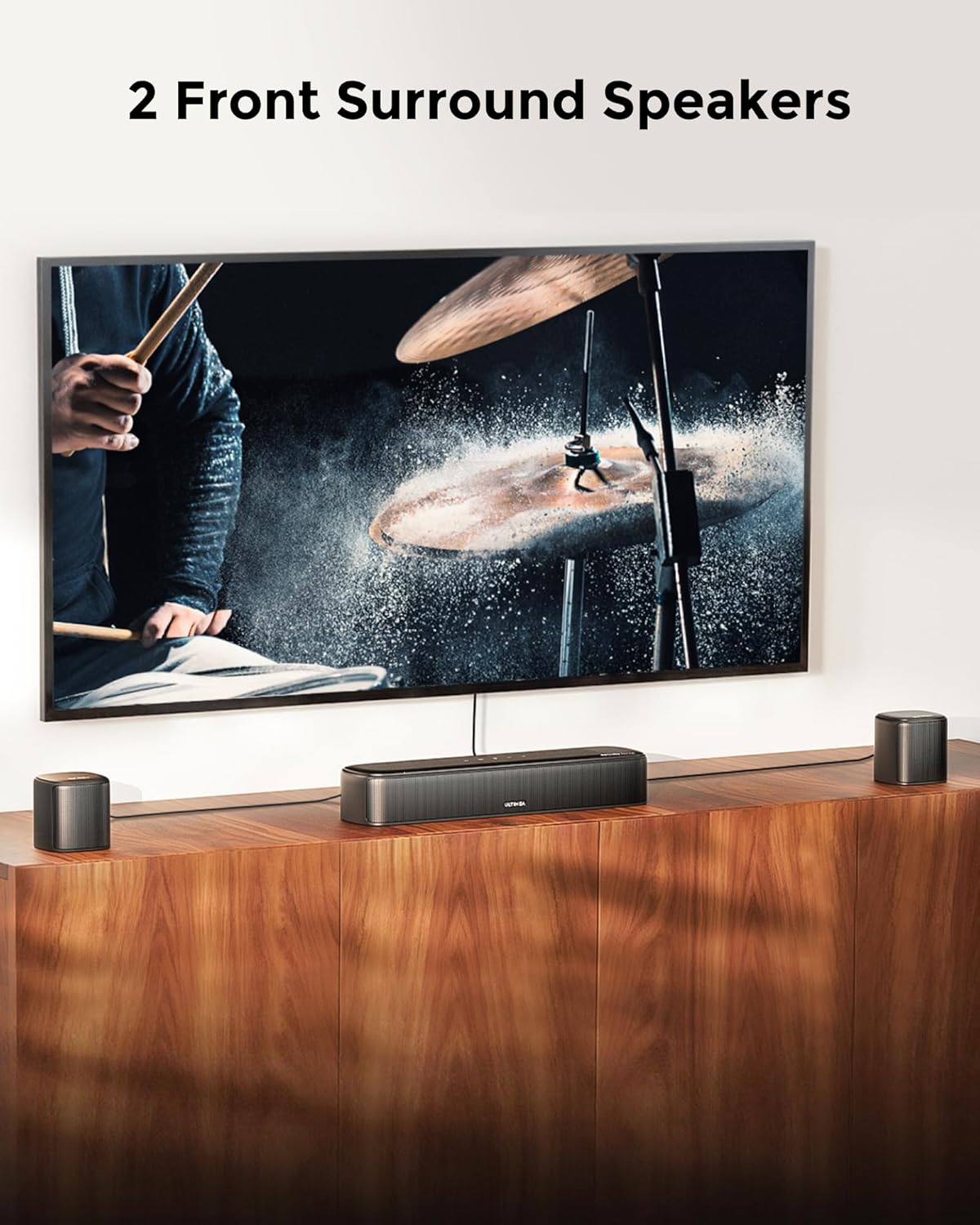 ULTIMEA 7.1ch Sound Bar with Dolby Atmos, Surround Sound System for TV with 4 Surround Speakers, Sound Bar for Smart TV with App Control, Soundbar with Subwoofer for Home Theater, HDMI eARC, Aura A60 - Image 3