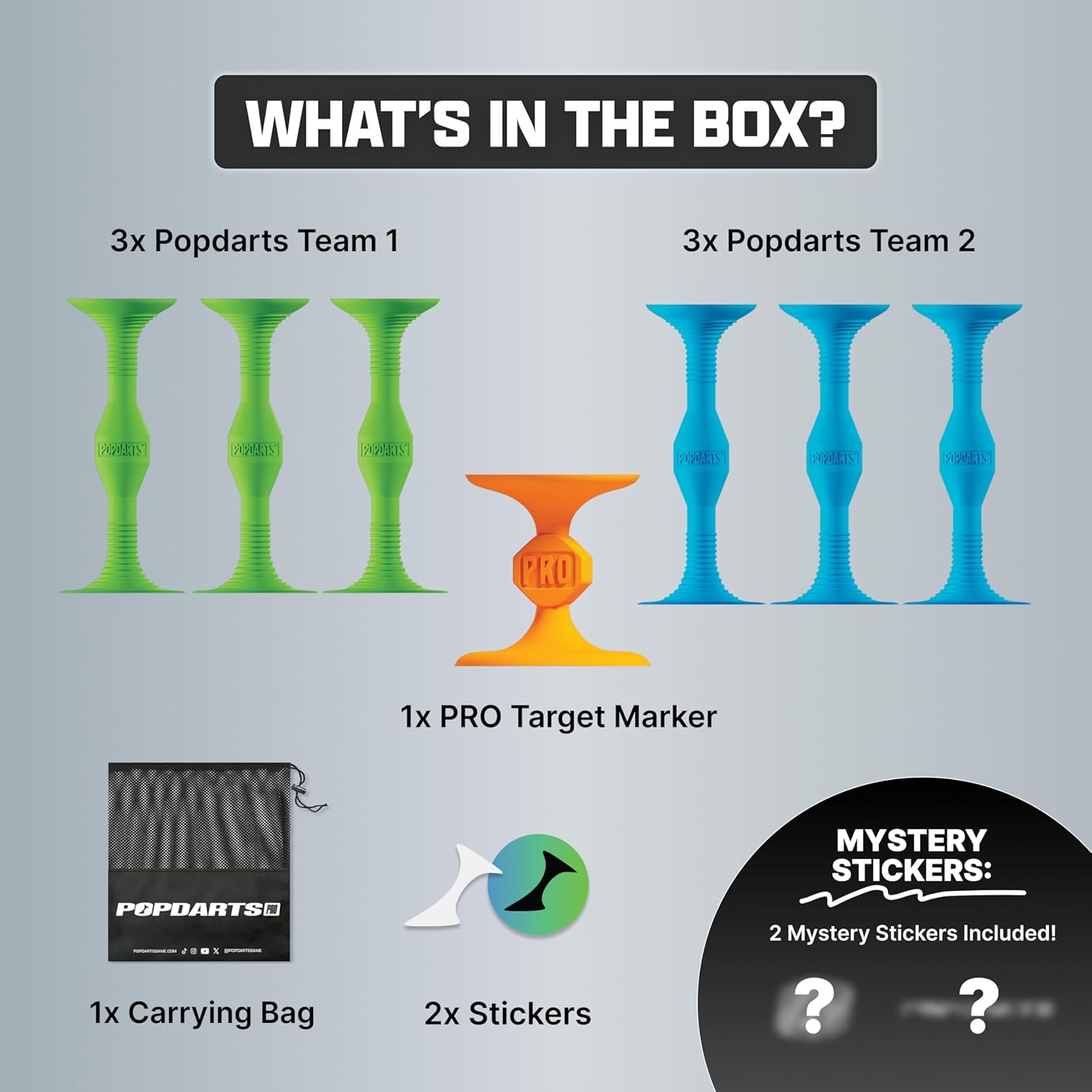 Popdarts Pro Pack (Blue and Green) - Indoor, Outdoor Suction Cup Throwing Game - Competition with a POP - Image 3