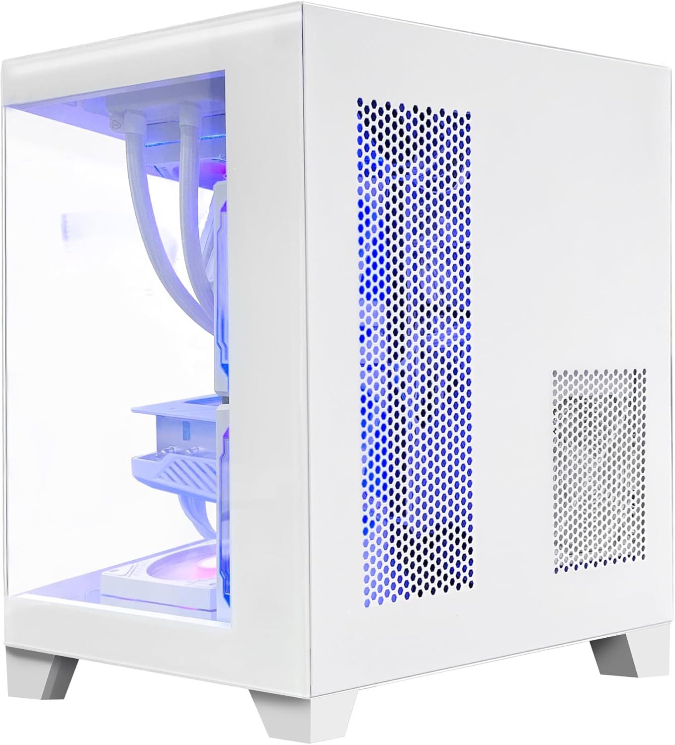 RTX 5070 12GB Gaming PC Desktop - AMD Ryzen 7 5700X 3.4 GHz, 32GB DDR4 RAM, 1TB PCIe SSD, WiFi + BT, Windows 11 -RGB Prebuilt Computer-White - Image 7