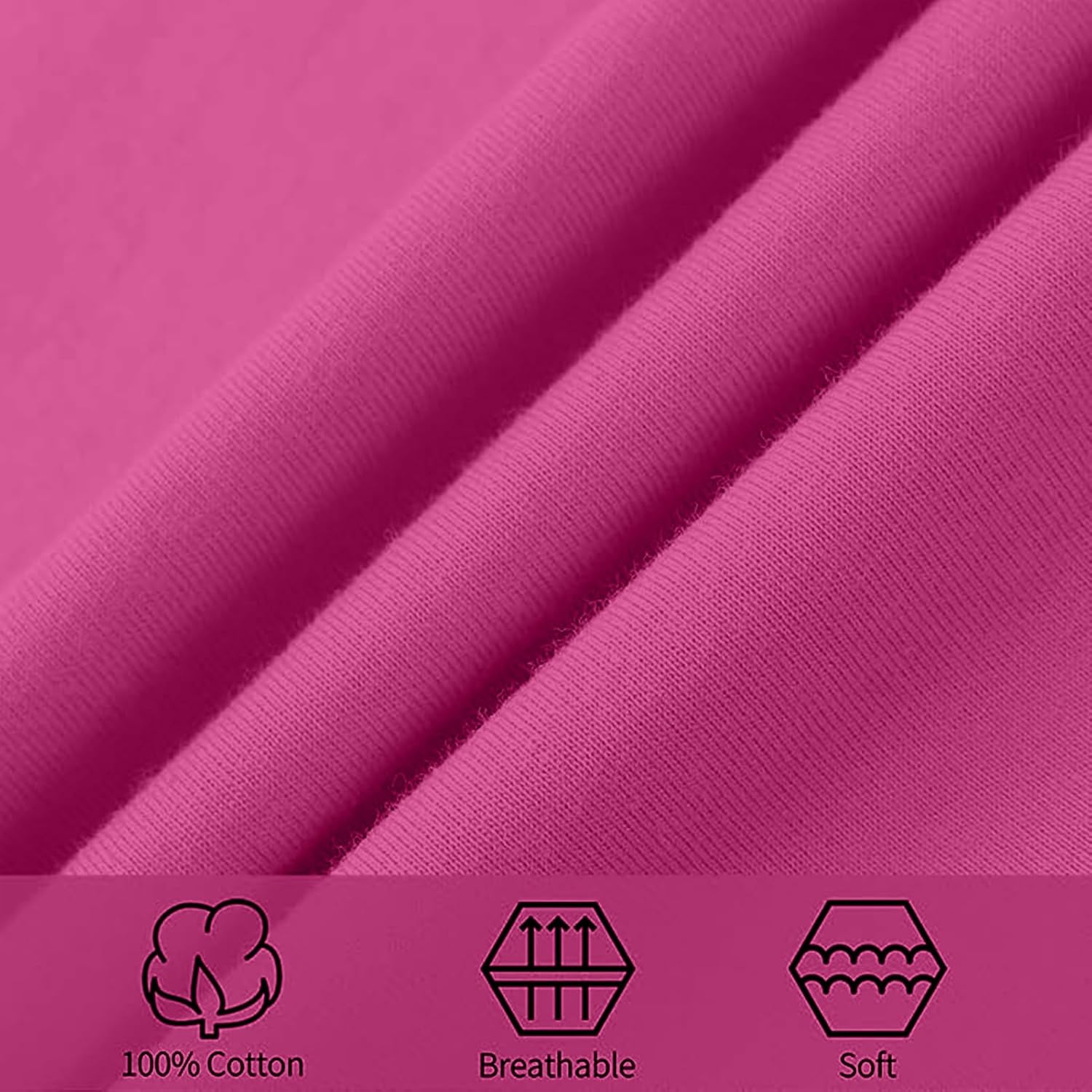 5 Pack Kids T-Shirt Cotton Short Sleeve Tee Shirts for Unisex Boys and Girls Toddler Summer Crew Neck Tops - Image 3