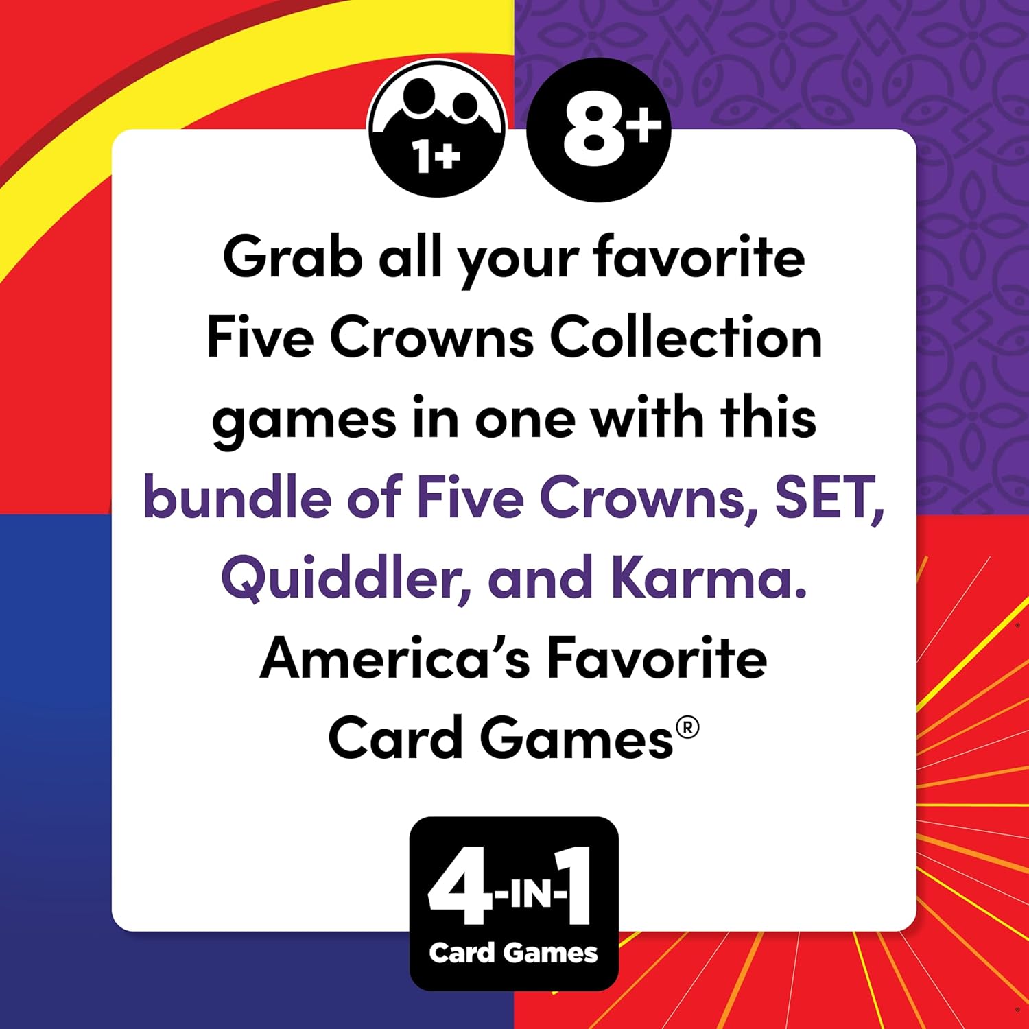 Five Crowns 4 Pack Bundle Card Games for Kids - Image 3