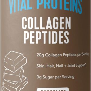 Vital Proteins Collagen Peptides Powder – Chocolate Powder for Hair, Nail, Skin, Bone & Joint Health, 13.5oz