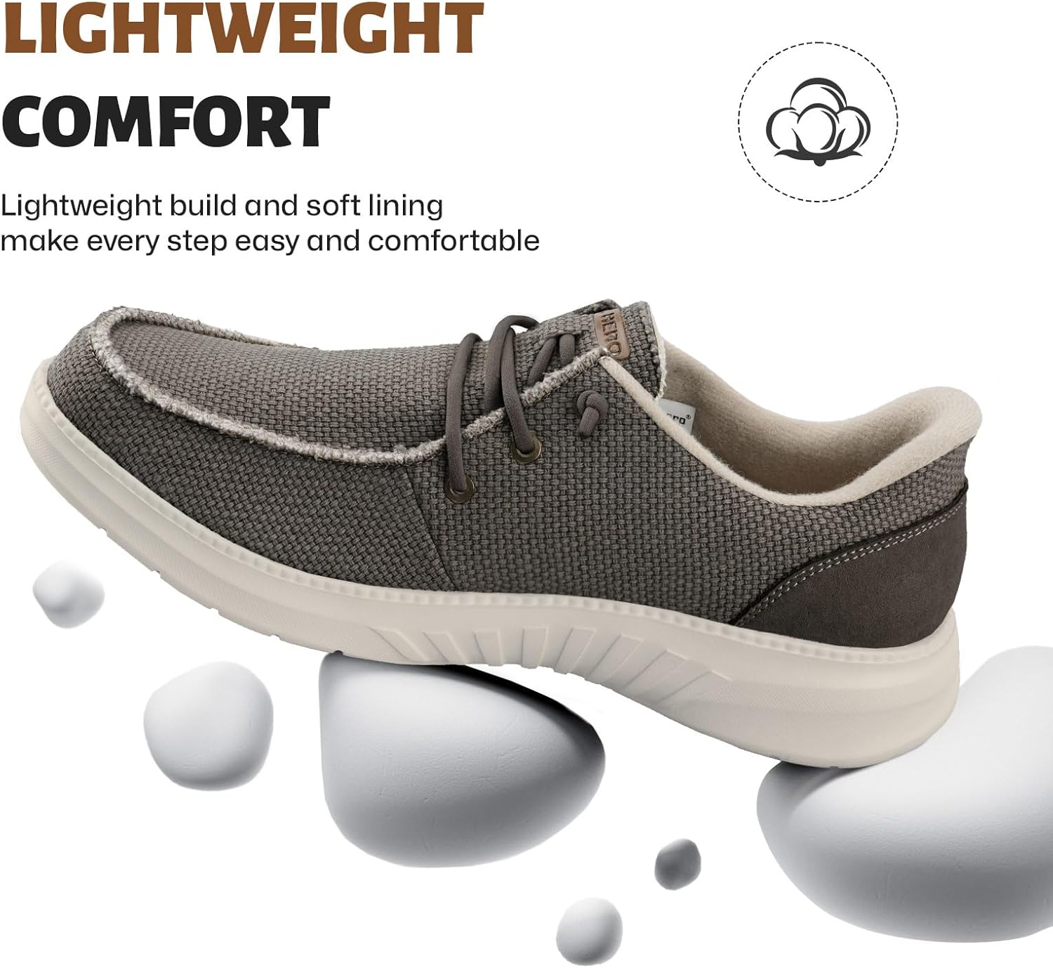 Slip On Shoes for Men with Arch Support, Lightweight Mens Slip On Shoes, Breathable Mens Casual Shoes, Orthopedic Mens Loafers with Non Slip Sole - Image 6