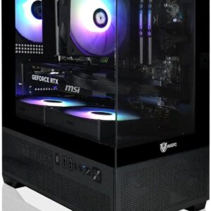 AVGPC Mini-X Gaming PC – I5 11400F up to 4.4 GHz, GeForce RTX 5060 8GB VRAM, 16GB RAM, 1TB M.2 NVMe SSD, Windows 11 Home Black