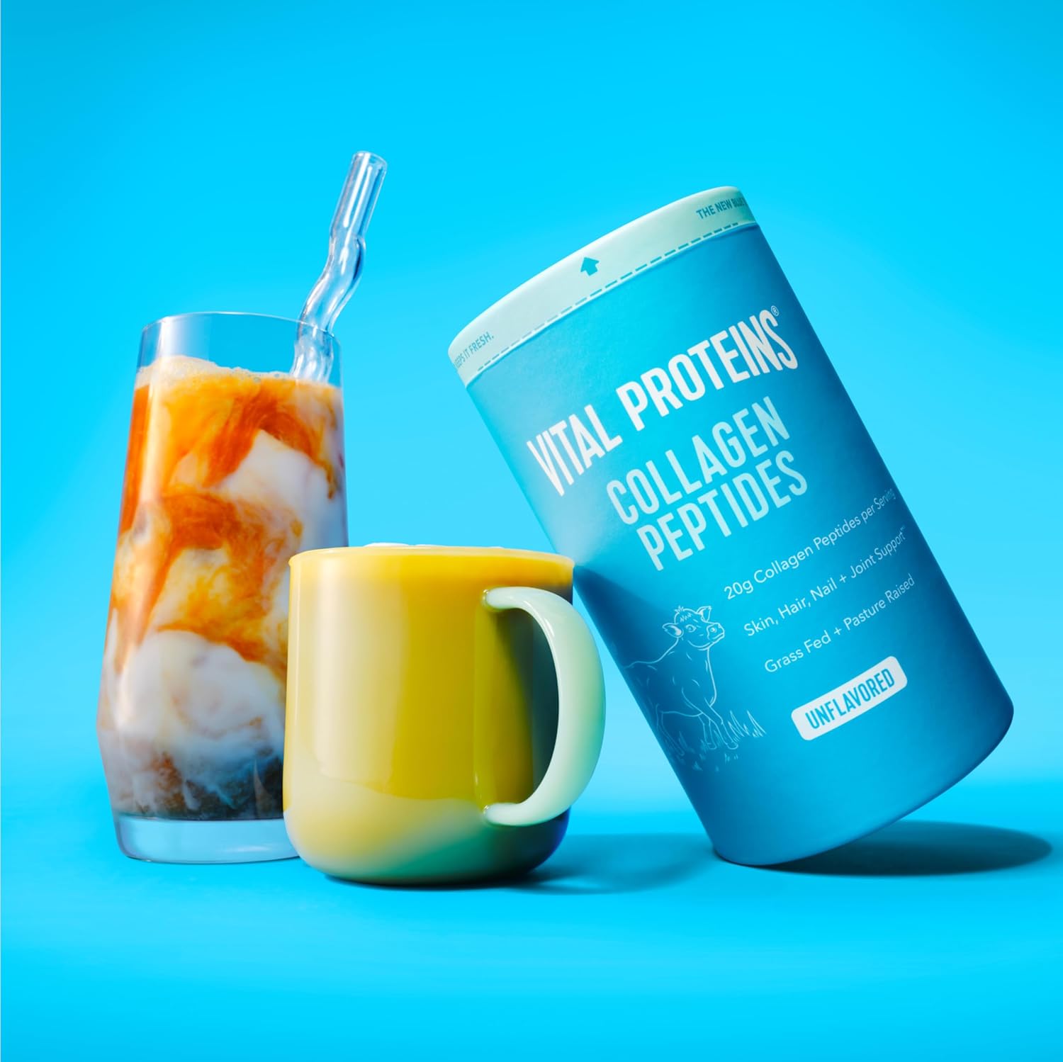 Vital Proteins Collagen Peptides Powder - Supports Hair, Nail, Skin, Bone & Joint Health, Unflavored, Collagen Protein 9.33 OZ - Image 2