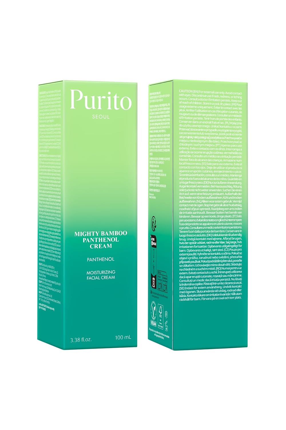 PURITO Panthenol 10% Post-Acne Cream | Moisturizer for Blemish Marks, Barrier Repair | Silicone-Free, Non-Comedogenic, Fragrance-Free, Vegan & Cruelty-free | Korean Skincare, 100mL 3.38 fl.oz - Image 8