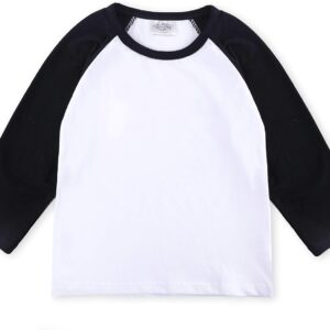 CREATOR Toddler Baby Girls Boys Long Sleeve Shirts Raglan Shirt Baseball Tee Cotton T-Shirts