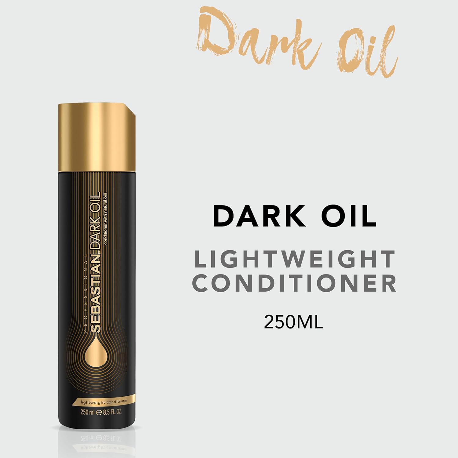 Sebastian Professional Dark Oil Lightweight Conditioner | Infused with Jojoba & Argan Oil for Silky, Smooth Conditioned Hair - Image 2