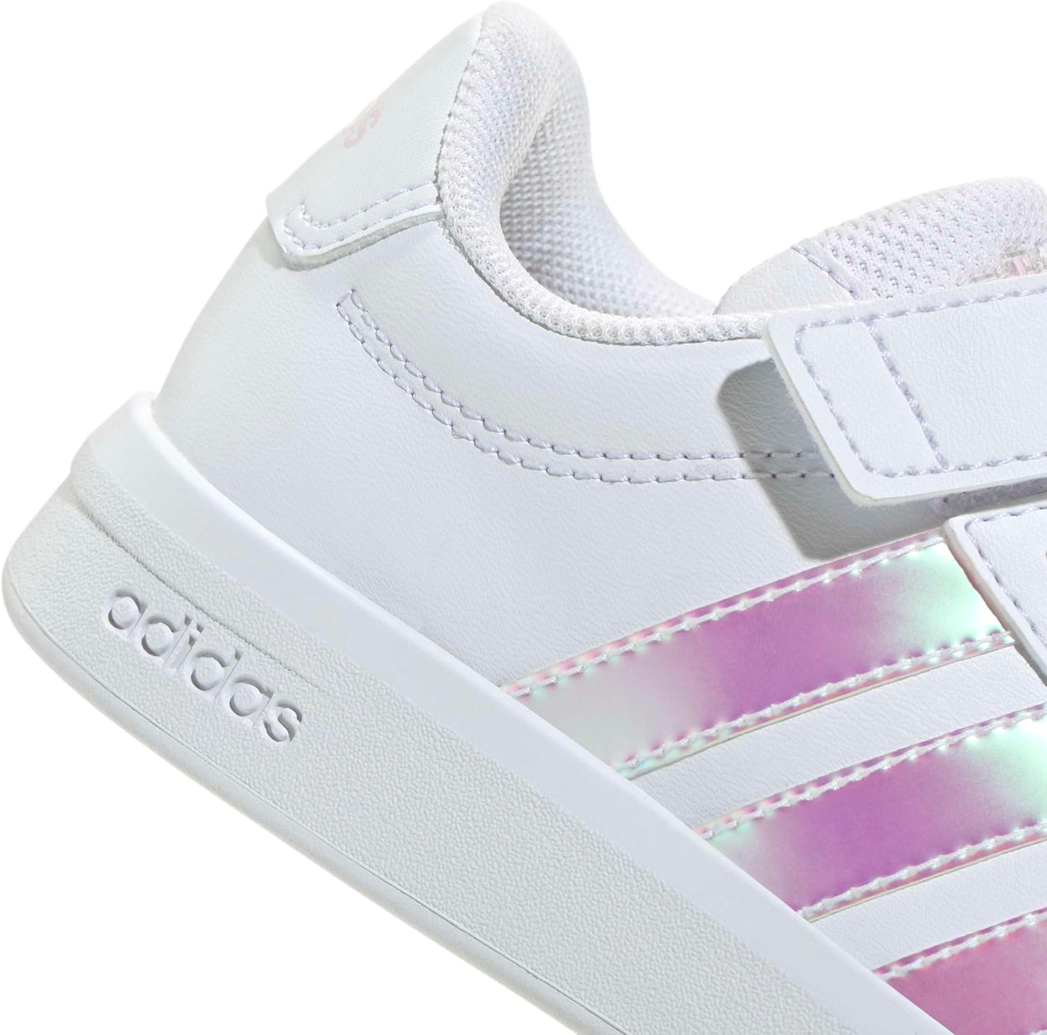 adidas Baby-Boys Grand Court 3.0 Elastic Lace & Strap - Image 6