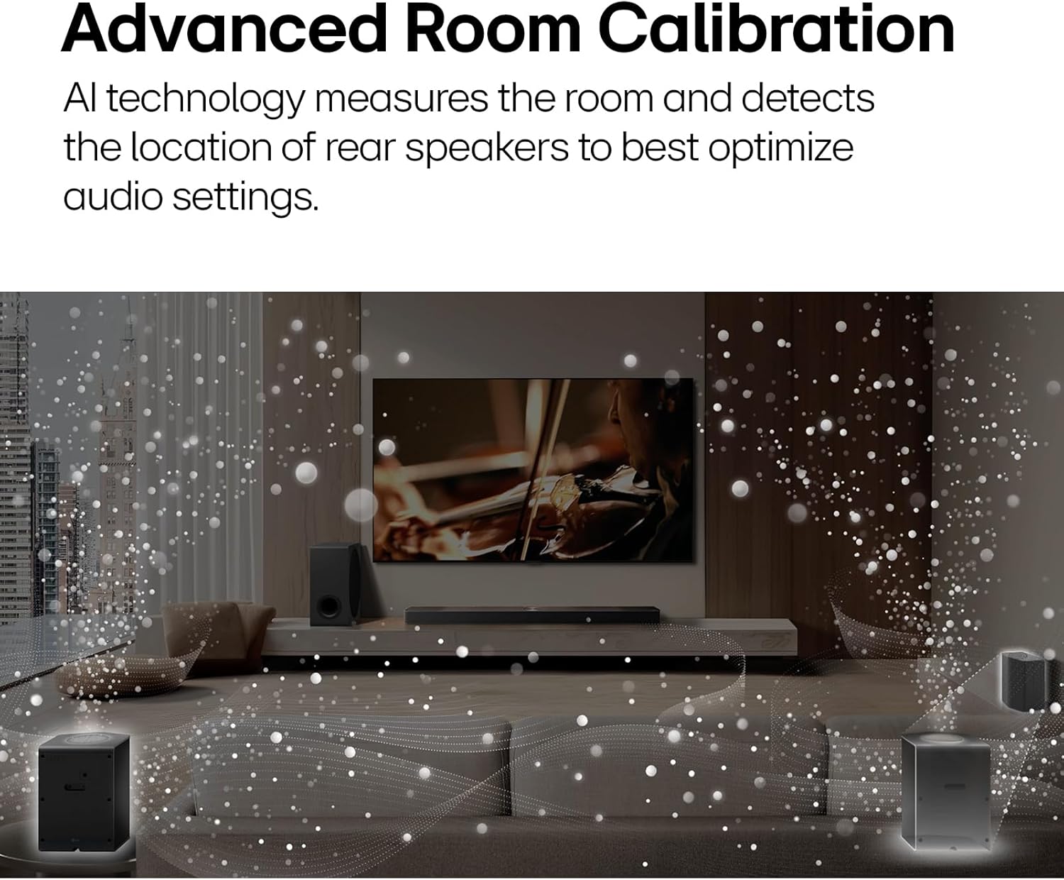 LG S80TR 5.1.3 ch. OLED evo TV Matching Home Theater Soundbar with Rear Surround Speakers and Wireless Subwoofer, Wow Orchestra, Dolby Atmos, WOWCAST Built-in (2024 Model) - Image 13