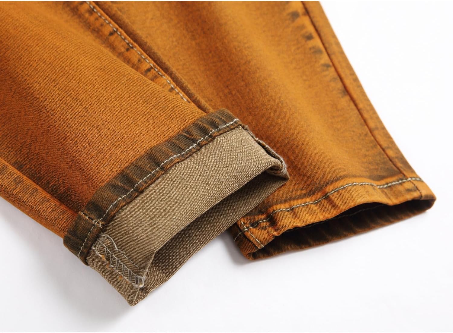 Men's Slim Fit Stretch Jean Blue Or Black Comfortable Soft Ripped Pants Demin - Image 6