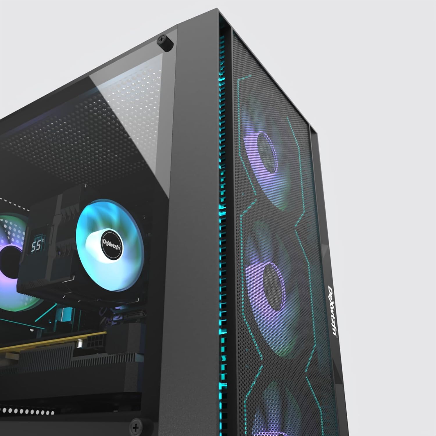 Gaming PC, i7 CPU Up to 4.2 GHz, RX 590 2304 SP 8GB, 512GB SSD, 16GB RAM, RGB Fansx4 for Desktop PC, WiFi 6 BT 5.3, Win11 (i7+RX 590+512GB) - Image 9