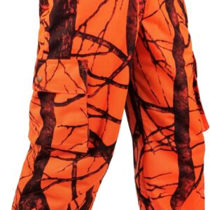GUGULUZA Hunting Pants for Men, Silent Hunting Pants with Fleece Lining, Water Resistant Camo Clothes for Deer Hunting