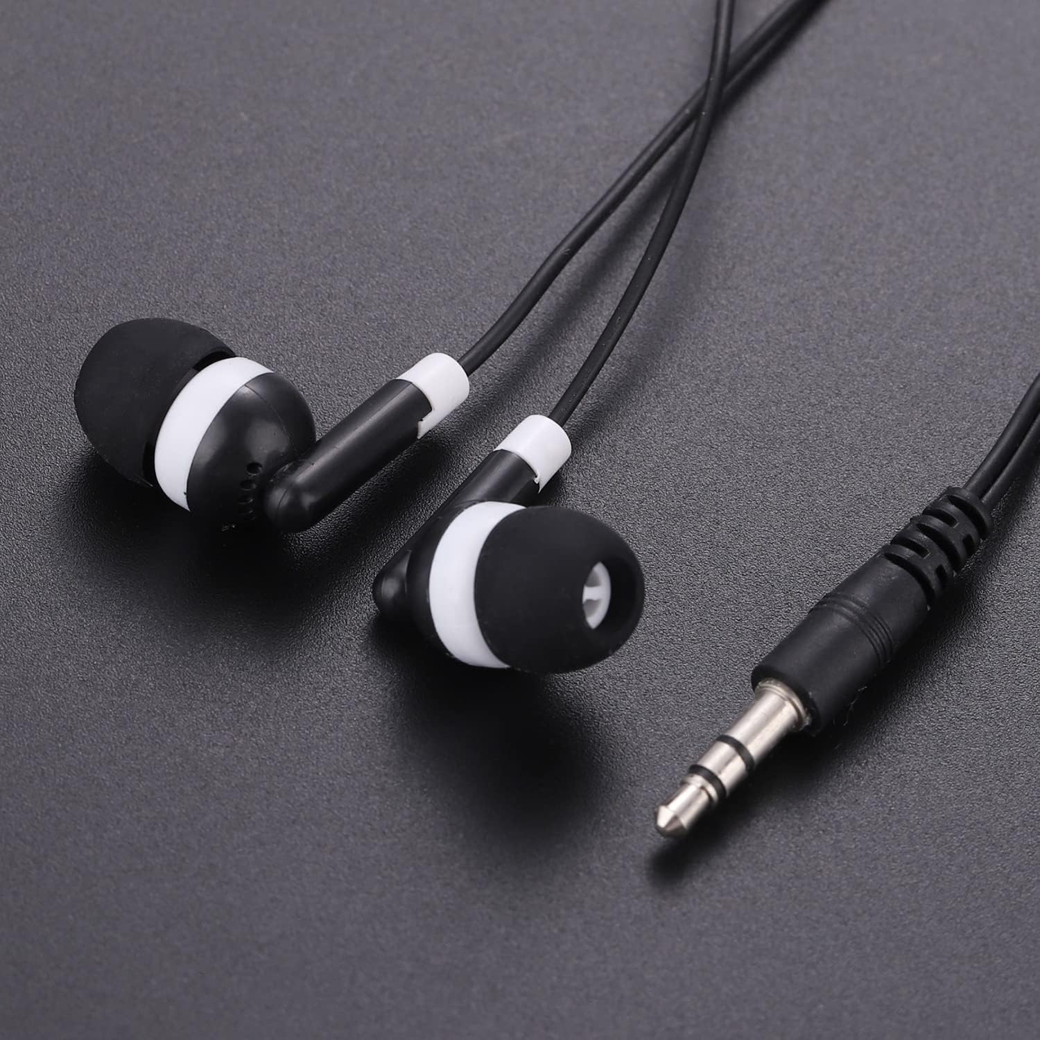 CN-Outlet Wholesale Bulk Earbuds Headphones 50 Pack for iPhone, Android, MP3 Player - Black - Image 4