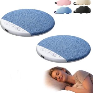 Pillow Speakers for Sleeping, 2026 Upgraded Mini Bluetooth Pillow Speaker for Sleeping with White Noise Timer Wireless Sleep Aid with Stereo Bass Private Sleep Headphones (2*Blue)