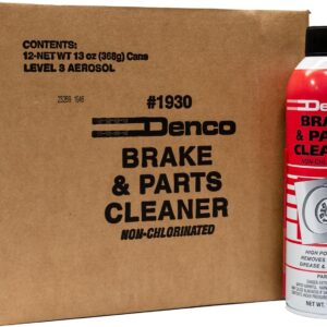 Denco #1930 Brake & Parts Cleaner – 13 OZ Net Wt – 15.3 FL OZ – 12 to 88 Pack (12)