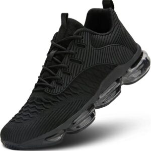 Mens Running Shoes Air Low Top Comfort Walking Lace Up Sneakers Breathable Fashion Tennis Sport Gym Fitness Cross Trainers