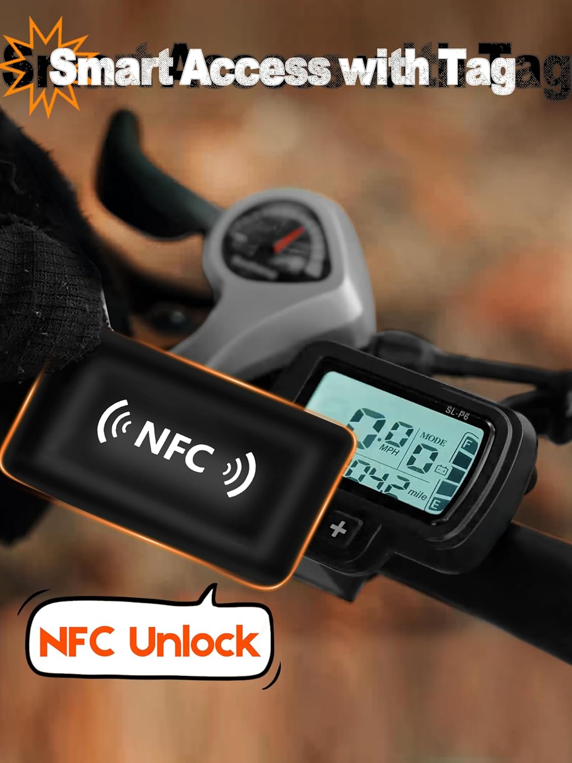 M200 Electric Bike for Adults – 21-Speed Gear 27.5" Mountain E-Bike, 1200W Peak Brushless Motor 28MPH, 48V 10.4Ah&13Ah Removable Battery, Up to 55-65 Miles Range, Step Over Commuter E-MTB, NFC Unlock - Image 8