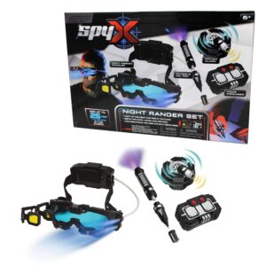 SpyX / Night Ranger Set – Includes Night Mission Goggles / Motion Alarm / Voice Disguiser / Invisible Ink Pen.