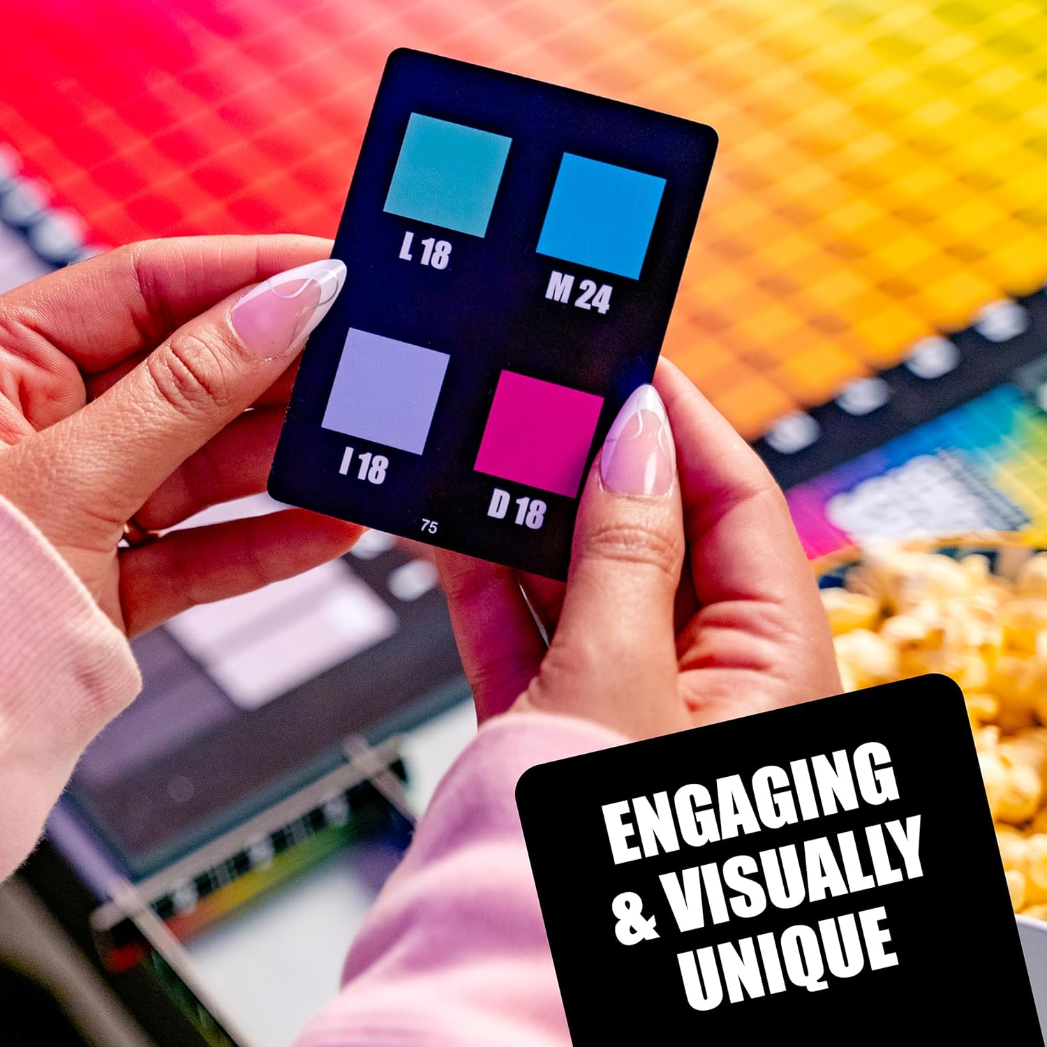 HUES and CUES - Vibrant Color Guessing Board Game for 3-10 Players Ages 8+, Connect Clues and Guess from 480 Color Squares - Image 6