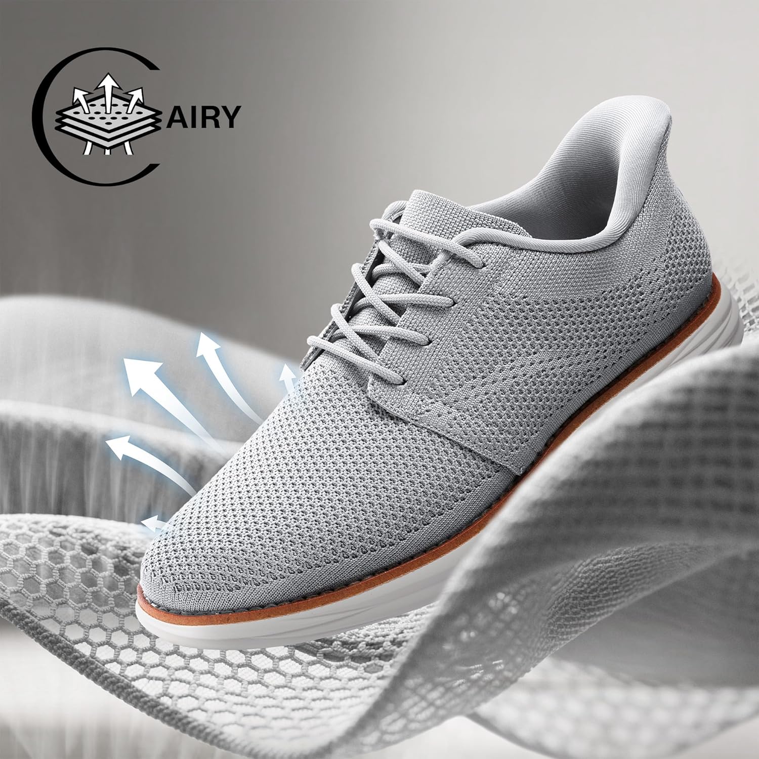 Bruno Marc Men's Hands Free Slip On Casual Dress Shoes Mesh Sneakers Breathable Lightweight Comfortable Walking Shoes - Image 4