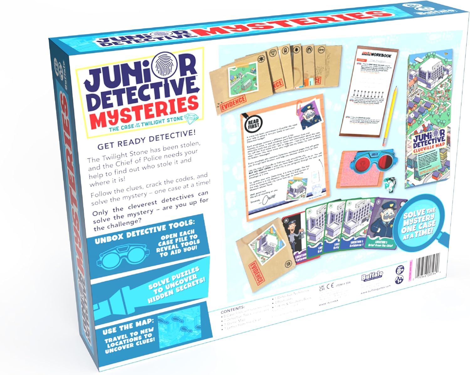 Junior Detective Mysteries Board Game for Kids Ages 8 and Up, Classic Family Mystery Game for 1 Plus Players - Image 6