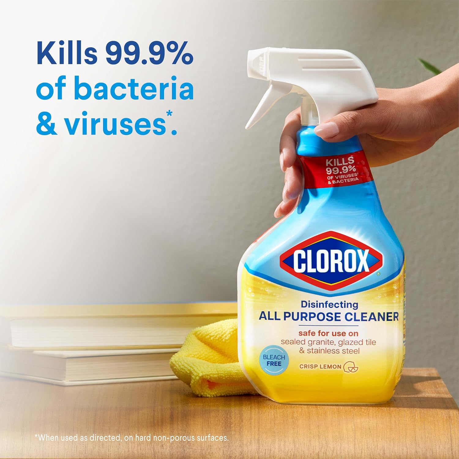 Clorox Disinfecting All-Purpose Cleaner 32 Oz and Bathroom Cleaner, Household Essentials, 30 Oz, Pack of 3 - Image 5