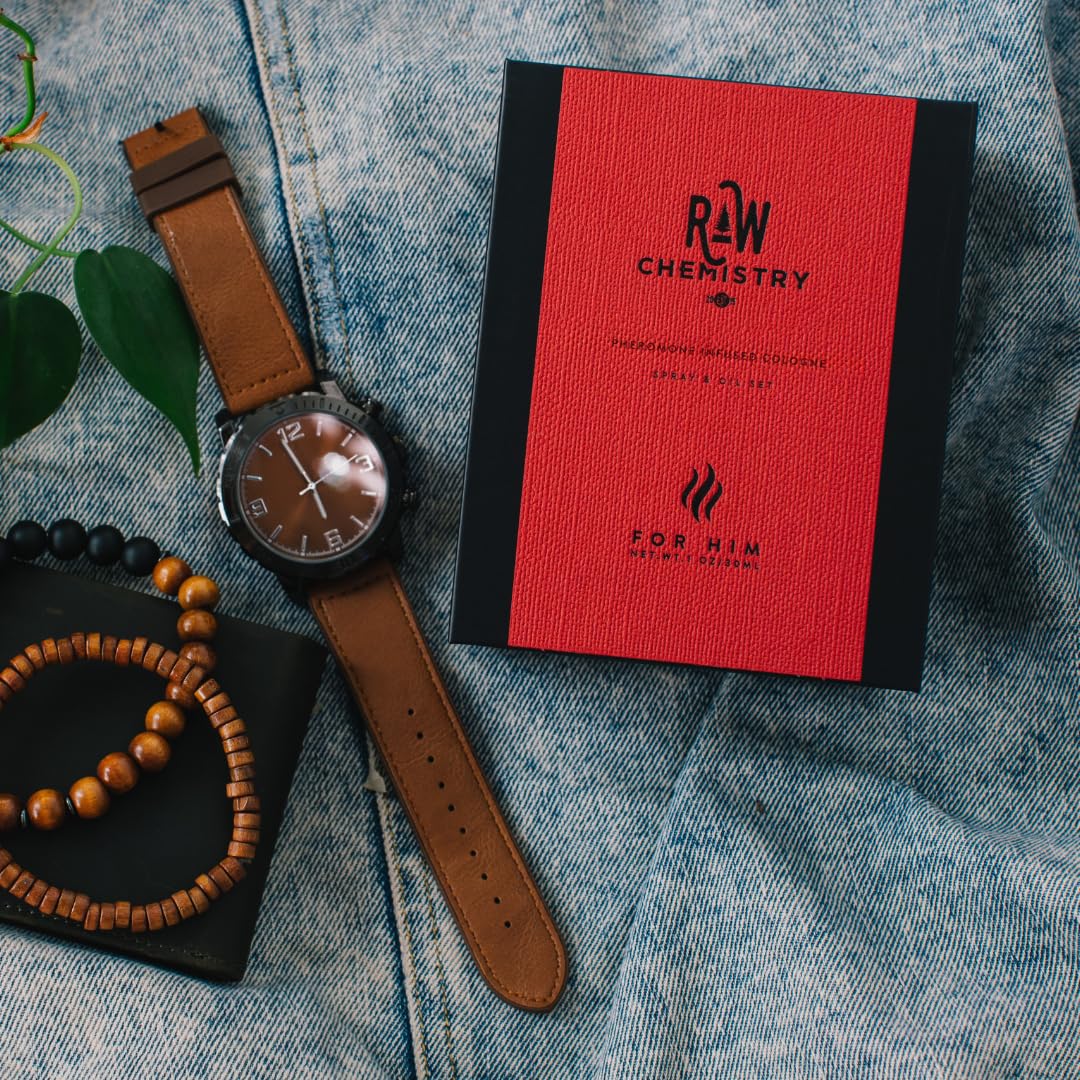 RawChemistry for Him Set - A Pheromone Infused Cologne Gift Set - Bold, Extra Strength Formula… - Image 4