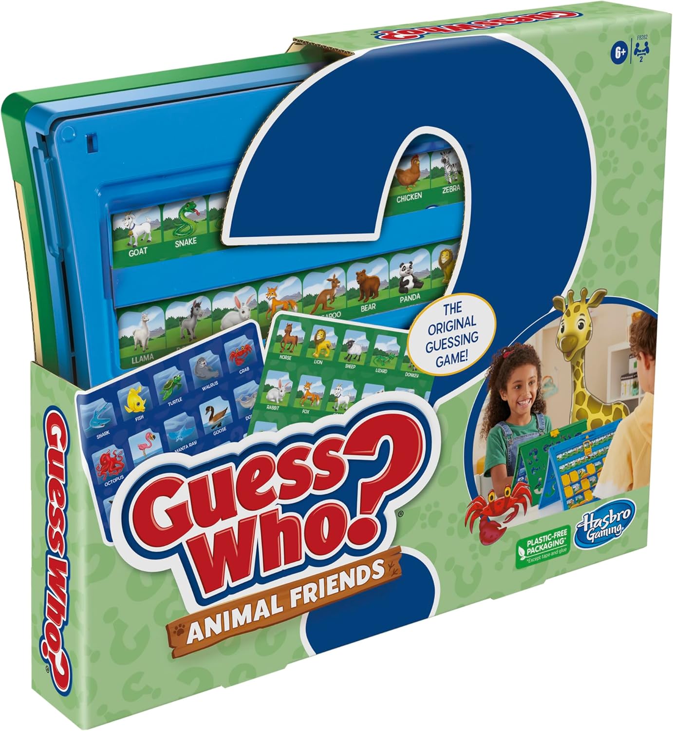 Hasbro Gaming Guess Who? Animal Friends Game | 2 Double-Sided Animal Sheets | 2-Player Board Games for Kids | Back to School Gifts | Ages 6+ (Amazon Exclusive) - Image 8