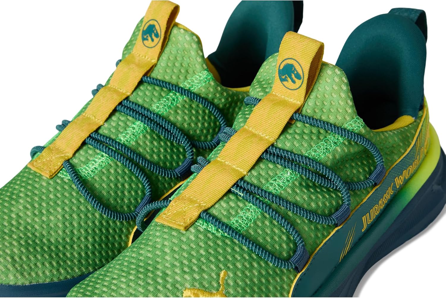 PUMA Kids Boys One4all 2.0 Jurassic World Air Lace Up Sneakers Shoes Casual - Yellow - Image 6