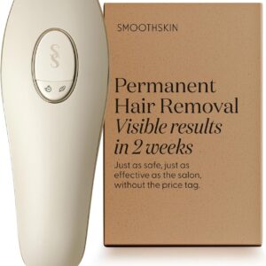 SmoothSkin Pure Adapt Champagne IPL Hair Removal Device, at-Home Laser Hair Removal for Women & Men, Visible Results in 2 Weeks, Safe for Face & Body, Long-Lasting Hair Reduction, Full Body Use