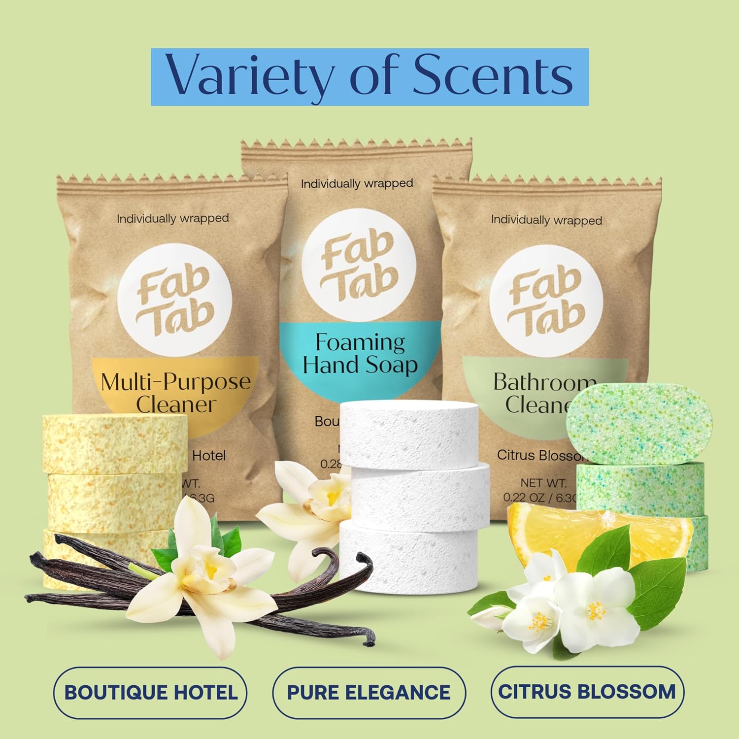 Fab Tab Home Starter Kit - Natural Cleaning Products - Household Cleaners - All-Purpose Cleaner Tablets - Plant-Based, Plastic-Fee - No Harsh Chemicals | Cleaning Kit - Image 7