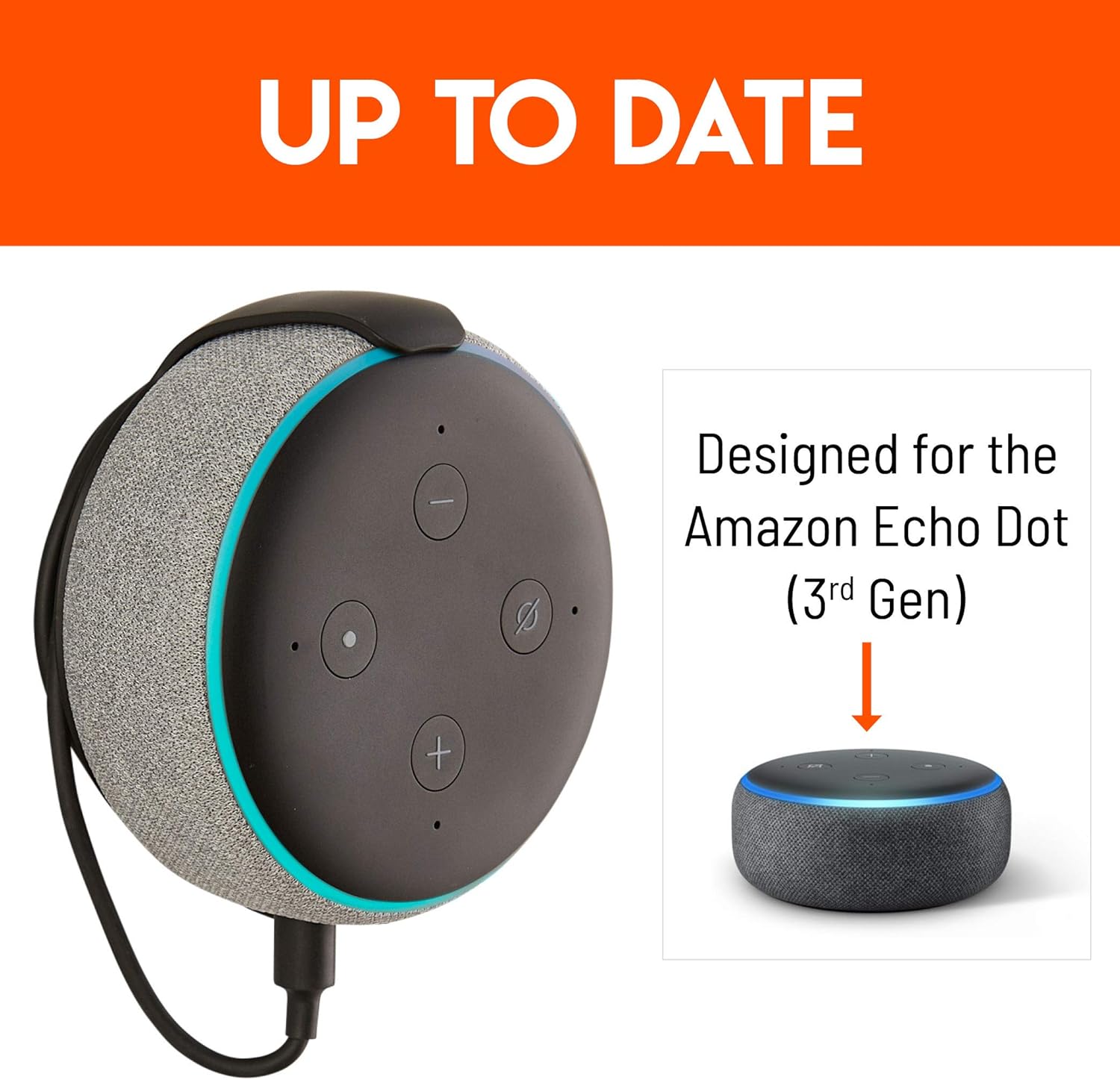 Made for Amazon Mount for Echo Dot (3rd Gen) - White - Image 6