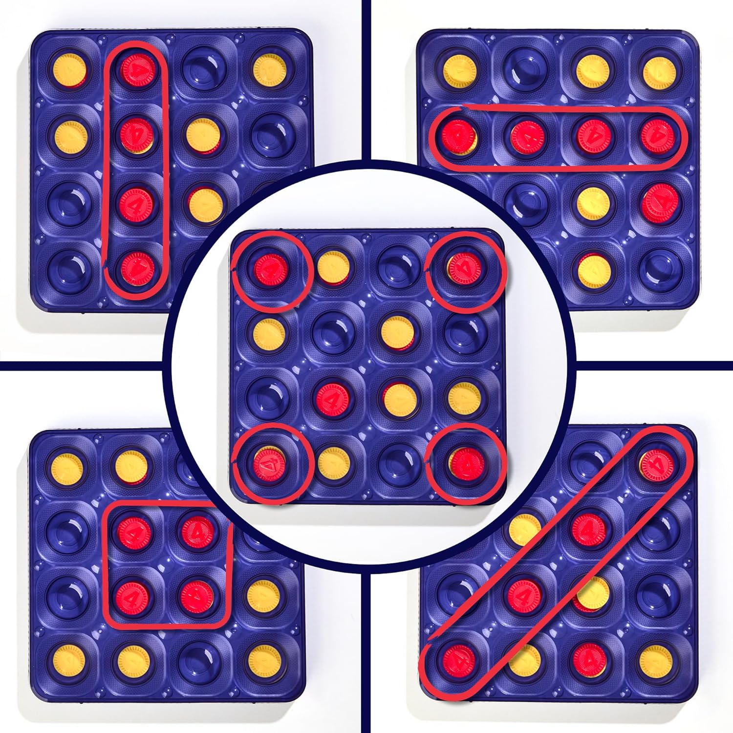 Connect 4 Frenzy Game | Bounce Discs 4 The Win | Family Party Games for Kids, Teens, and Adults | Ages 8+ | 2 to 6 Players | 10 Mins. | Portable Games - Image 5