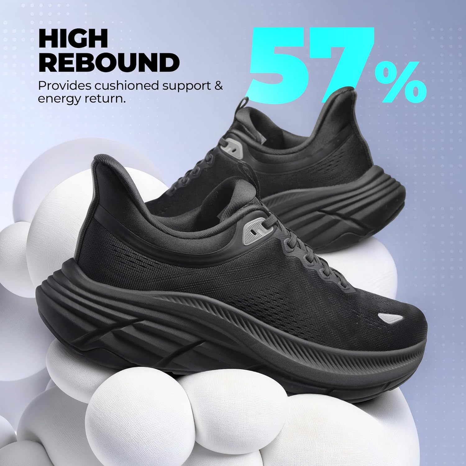 NORTIV 8 Men's Slip On Walking Shoes Cushioning Hands Free Non Slip Comfortable Workout Running Tennis Gym Athletic ActiveBreeze Fashion Sneakers - Image 4