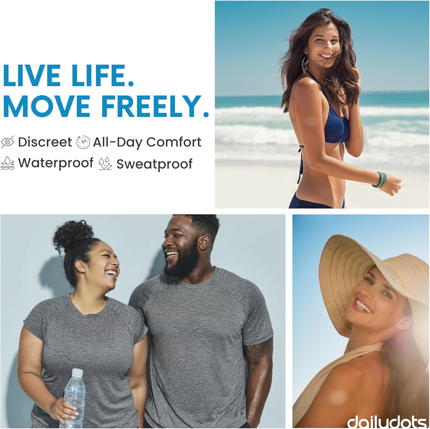 GLP-1 Patches | 60 Clear Patches | Advanced Berberine, Pomegranate & Cinnamon Formula | Plant-Based Time Release Patch for Men & Women - Image 7