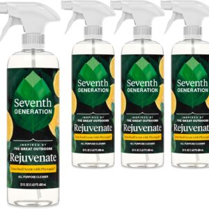 Seventh Generation All Purpose Cleaner Rejuvenating Yuzu Basil, For All Surfaces, 23 fl oz, Pack of 4